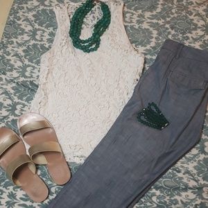 J.Crew Petite Beach Pants Size 4P